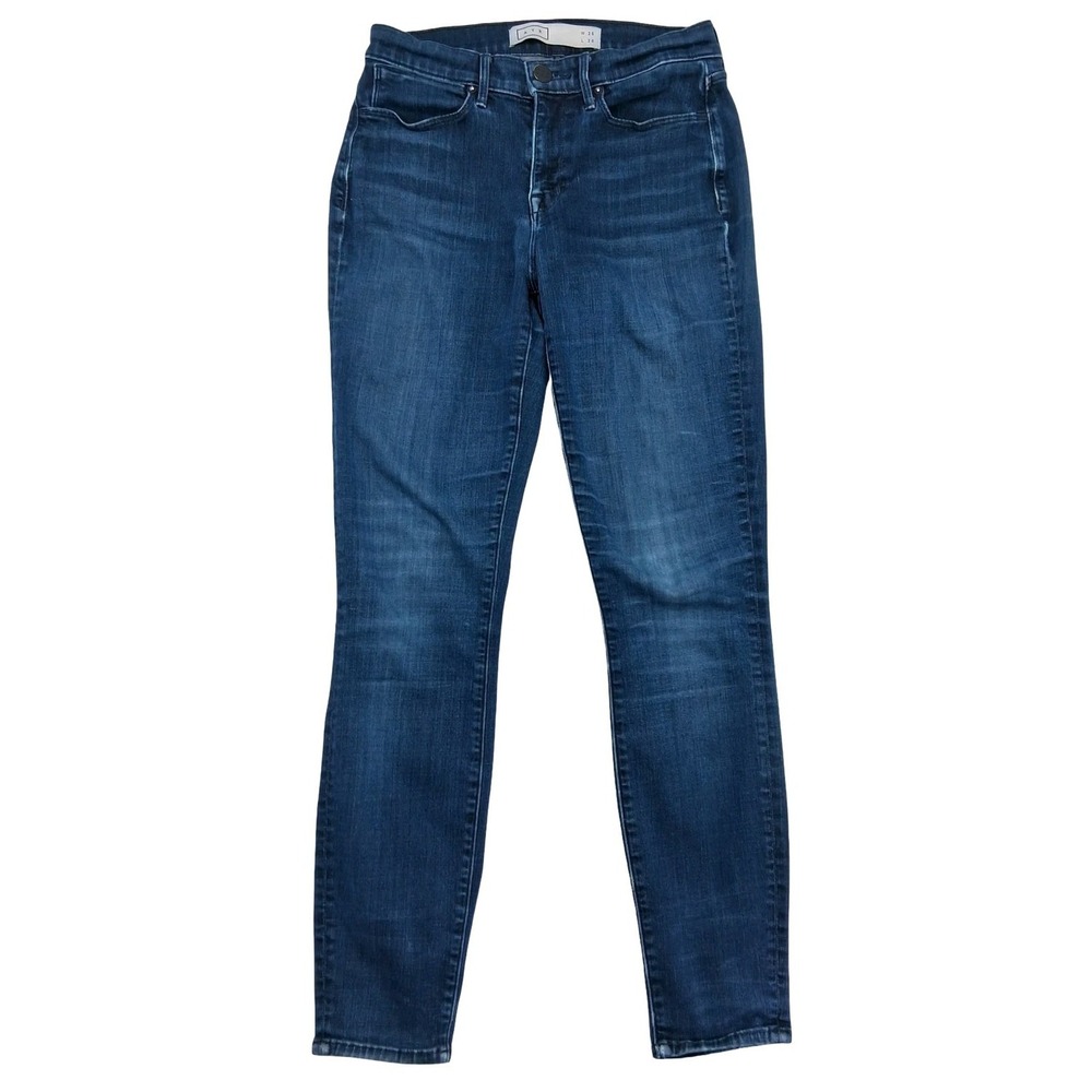 Ayr Jeans Womens 25x26 Blue Medium Wash Skinny Slim Stretch Denim Made USA